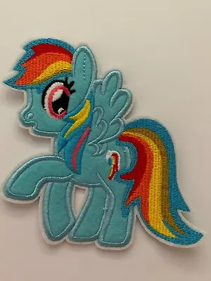 My Little Pony Rainbow Dash Large Iron On Applique Patch • £2.99