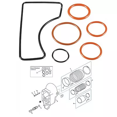 For MerCruiser Bravo 1 2 3 Outdrive Bell Housing Install Gasket Kit 16755Q1 • $12.99