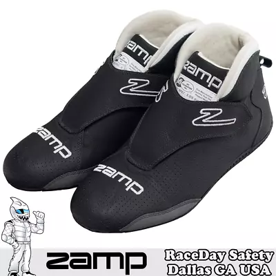 Zamp ZR-60  No Laces  Race Shoes Black • $136