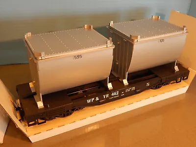 LGB G Scale 4086 White Pass & Yukon Forney Flatcar With Ore Containers New • $75