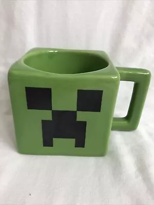 2013 Minecraft Creeper Green Mojang Jinx Tea / Coffee Mug Micro/Dishwasher Safe • $11