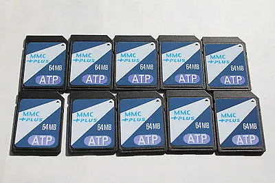 10pcs 64MB ATP MMC Multimedia Memory Card For PALM PDA Older MMC Sd Cameras • $15.99