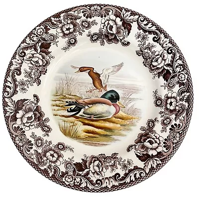 Spode Woodland Dinner Plate Mallard Ducks Thanksgiving Decor 10.75 Inch • $29.99