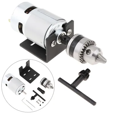 DC12V Lathe Press 775 Motor With B10 Hand Drill Chuck And Mounting Bracket DIY • $24.03