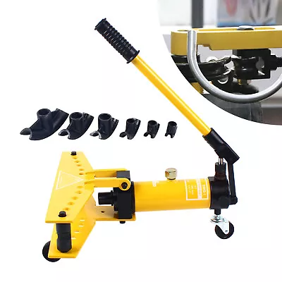 £173.86 • Buy 10Ton Pipe Bender Manual Hydraulic Tube Bending Machine Exhaust Pipe Tubing Tool