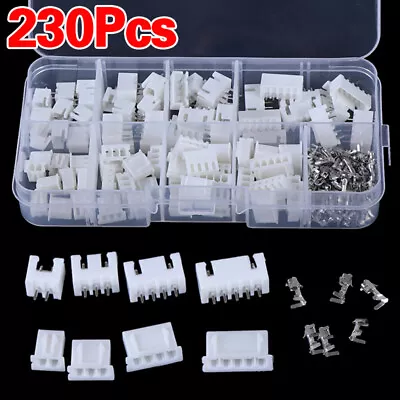 230Pc JST XH2.54mm 2 3 4 5 Pin Board Connectors Plug Mini Micro Male Female Kits • £2.99