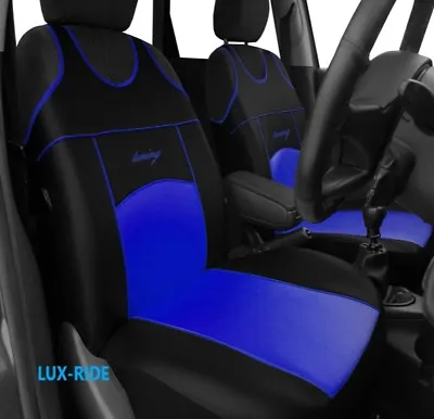 £23.69 • Buy Citroen C-elysee Nemo Front Seat Covers Vests T-shirts Artificial Leather