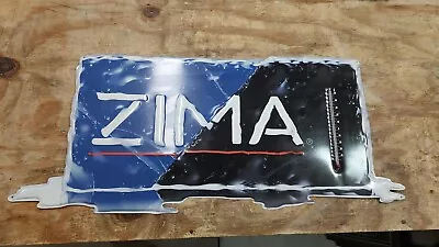 Vintage ZIMA Thermometer Metal Tin Tacker Malt Liquor Beer Bar Sign • $85