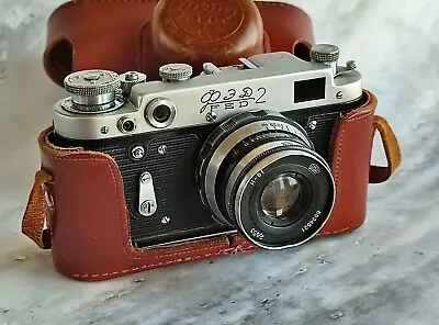 Film Camera 35mm Tested FED 2 Industar-61 2.8/52mm Rare Vintage Leica Copy Ussr. • $83.21