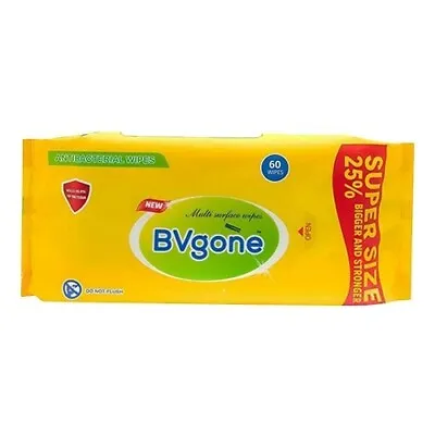 £10.47 • Buy BVgone Non-Alcoholic Antibacterial Wipes - Pack Of 60 Wipe (Multiple Pack Sizes)
