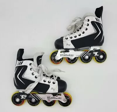 Alkali RPJ LITE Hockey Roller Skates Blades Labeda Size Jr2-Jr5 • $115