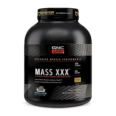 GNC Amplified Mass XXX Anabolic Mass Gainer 6 LBS Cookies And Cream • $99.99