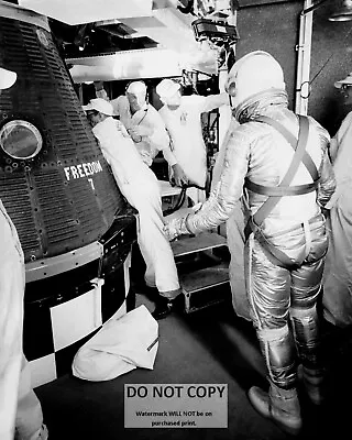 Alan Shepard Mercury Astronaut Approaches Freedom 7 - 8x10 Nasa Photo (aa-276) • $8.87