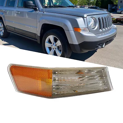 $15.19 • Buy For 07-17 Jeep Patriot Front Passenger Side Parking Turn Signal Marker Light