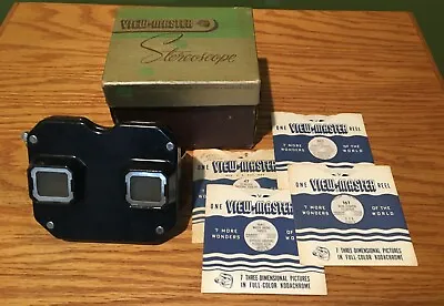 Sawyers Model-C View-Master 3D Bakelite Original 1950s With Box Excellent • $18.95