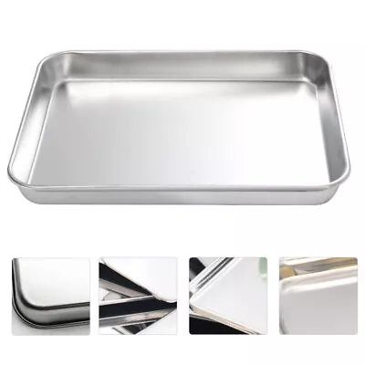  Breakfast Tray Stainless Steel Baking Trays Veggie Food Vegetable • $10.65