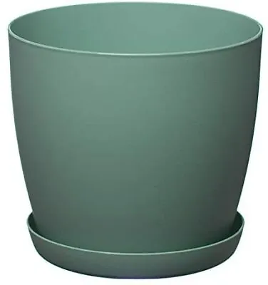   Plant Pots Flower Pots Plastic Planter Saucer Tray 6 Colours  Deco  Aga Pastel • £5.99