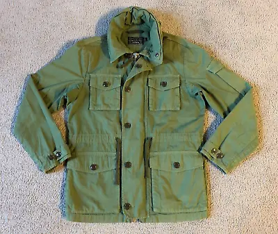 J. Crew Outerwear Men's Green Military Utility Field Jacket - Size Small • $42
