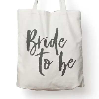 £4.95 • Buy Wedding Party Cotton Tote Bags Hen Do Bridesmaid Bride Favour Keepsake Gift Bag