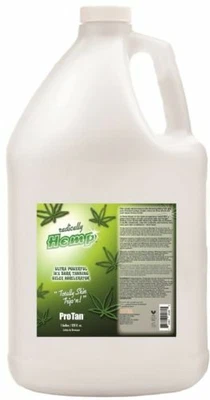 £99 • Buy PRO TAN RADICALLY HEMP SUNBED TANNING LOTION CREAM 1 GALLON TINGLE/BRONZER Free