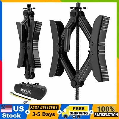 $67.99 • Buy Camper Wheel Chock X Shaped RV Chocks Stabilizer Tire For Travel Trailer - Pair