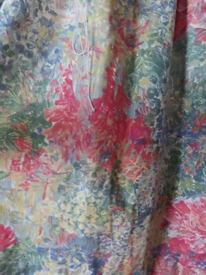 £22 • Buy Pair Montgomery Curtains Floral 52  X 60 