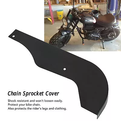 .Mini Bike Chain Sprocket Cover Guard Black Aluminum Alloy For Baja MB165 MB200 • $35.77