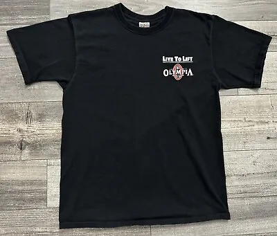 Mr Olympia Weekend Shirt 2005 Mens Size Large “Live To Lift” Joe Weider Black • $24.99