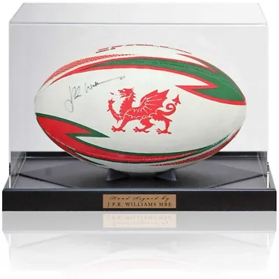 £229 • Buy JPR Williams Welsh Rugby Legend Hand Signed Wales Rugby Ball AFTAL COA