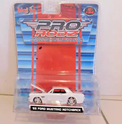 Maisto Pro Rodz 1:64 1965 Ford Mustang Notchback Silver Die Cast   New • $7