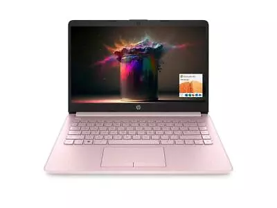 Newest HP  14  HD Display Laptop Intel Celeron N4120Windows 11 Home Pink • $249.99