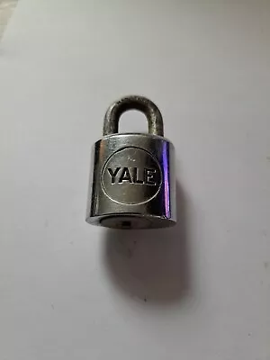 Shinny  Yale & Towne Mfg. Co.Chrome Lock- 1-5/8  Tall X 1  Wide*No Key* Vintage- • $9.99