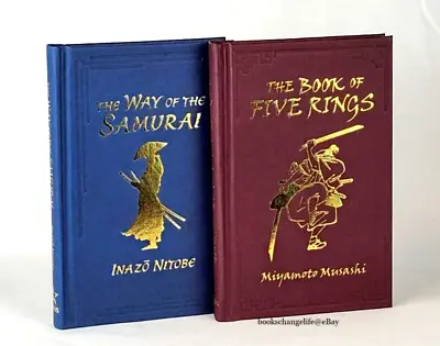 THE BOOK OF FIVE RINGS & WAY OF THE SAMURAI Miyamoto Musashi & Inazo Nitobe NEW • $38.99