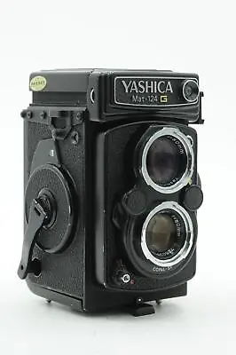 Yashica Mat-124G Twin Lens Camera 80mm 3.5 Yashinon 6x6 1-1/500 1970 #370 • £150.34