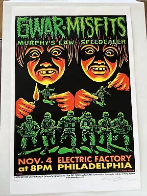 GWAR Misfits Speedealer Murphy’s Law Original Signed #’d 1999 Concert Poster • $175