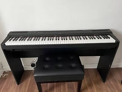 Yamaha P-125 Portable Digital Piano Keyboard With Single Pedal Stand And Seat • £450