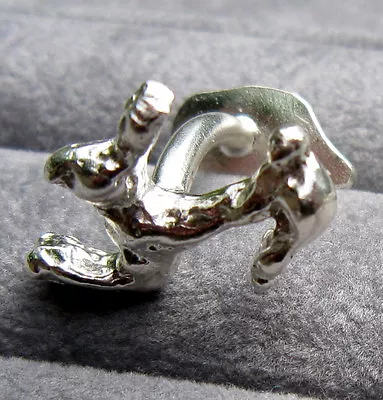 Silver Cufflinks With Jumping Rabbits    • $217.74