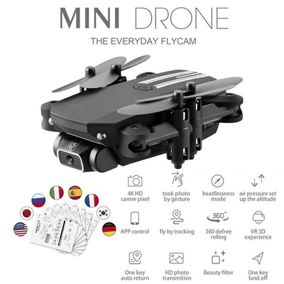 $43.14 • Buy WiFi FPV Drone GPS 2.4GHZ Altitude Hold Led Lights RC For Beginners Adults