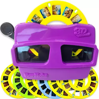 ArtCreativity 3D Viewer Toy Viewfinder With 6 Reels 3D Reel Viewer With Basebal • $32.58