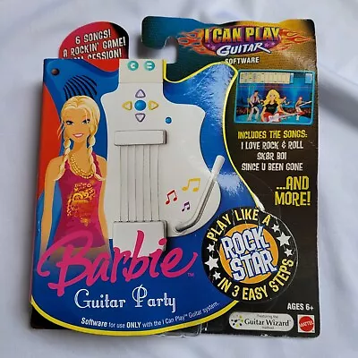 I Can Play Guitar Party Barbie Cartridge Learning Music Game Software NIP • $7.19