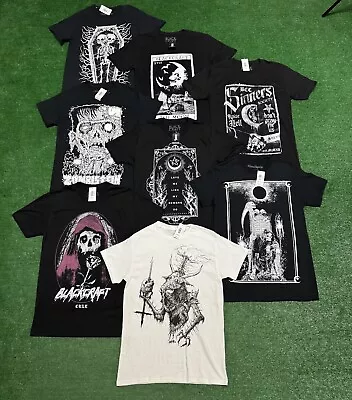 Lot Of 8 NEW T Shirts Vampire Freaks Black Craft Goth Emo Horror Size Small • $95