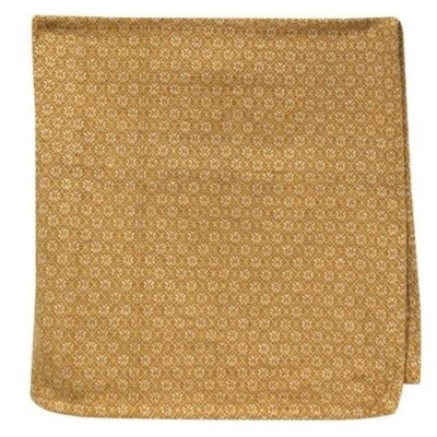 $19.99 • Buy New Primitive Colonial Style CREAM MUSTARD TABLE SQUARE Coverlet Tablecloth 34 