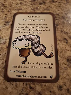 Munchkin Houndstooth Promo Card Steve Jackson Games • $10