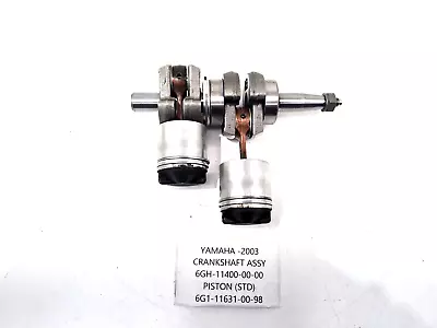 GENUINE Yamaha Outboard Engine Motor CRANKSHAFT CRANK PISTON ASSEMBLY  6HP 8HP • $316