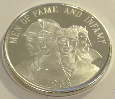 1968 Krewe Of Grela New Orleans Mardi Gras .999 Fine Silver Round Doubloon 22.4g • $84.91