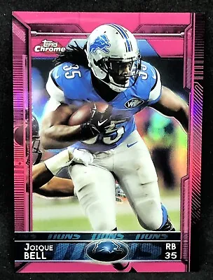 Joique Bell 2015 Topps Chrome Pink Refractor #/399 Lions • $3.49