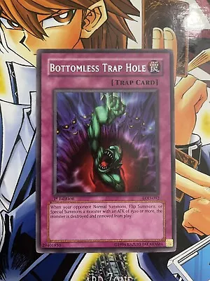 Yu-Gi-Oh! TCG Bottomless Trap Hole Legacy Of Darkness LOD-092 - 1st Ed - NM • $5