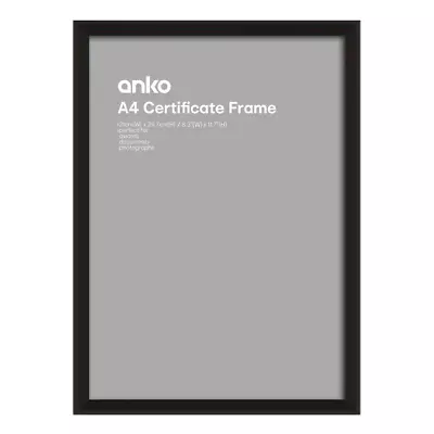 Norway Certificate Frame - A4 Black Photo Picture Frame Art Work Display Frame • $4.99