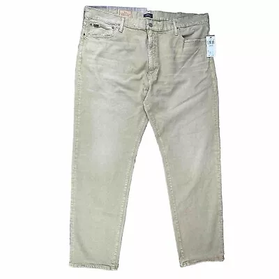 Polo Ralph Lauren Mens 46x32 Jeans Varick Slim Straight Low Stretch Khaki Pants • $59.99