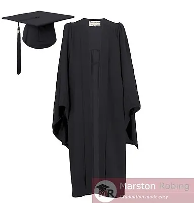 University Academic Graduation Gown And Hat BA Bachelor • £22.25